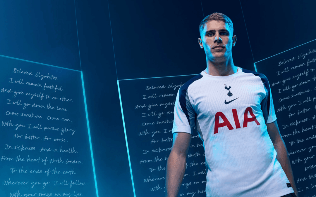 Tottenham release 2025/26 home shirt